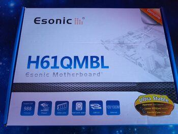 Esonic H61QMBL Socket G2 motherboard for sale