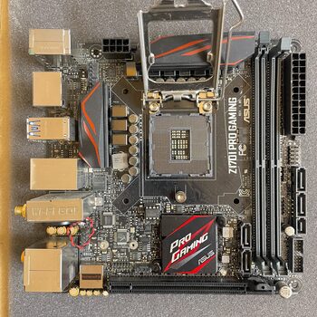 Asus Z170I Pro Gaming AC (Wi-fi) (Intel LGA 1151, MiniITX, Z170 Motherboard - Defective Motinine plokste MB Motherboard Defektuota