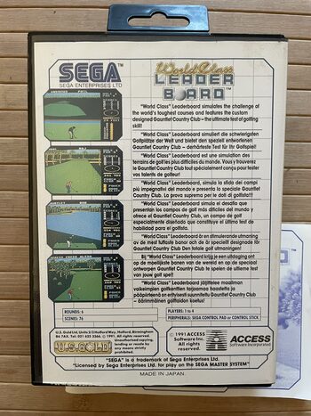 Buy World Class Leader Board Golf SEGA Master System