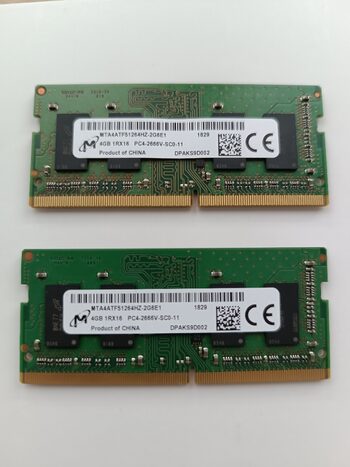 Micron 8GB PC4-2666 (2x4GB) DDR4 SODIMM Laptop Memory