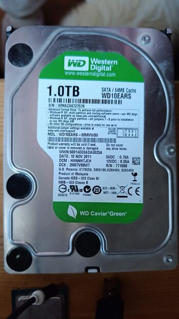 Western Digital WD Green 1 TB HDD Storage