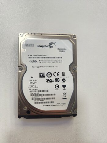 750gb hdd Seagate kietasis diskas