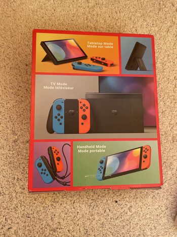 Nintendo Switch OLED, Blue & Red, 64GB