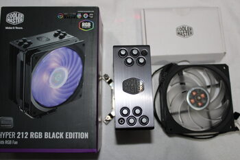 Cooler Master Hyper 212 RGB Black Edition 650-2000 RPM CPU Cooler