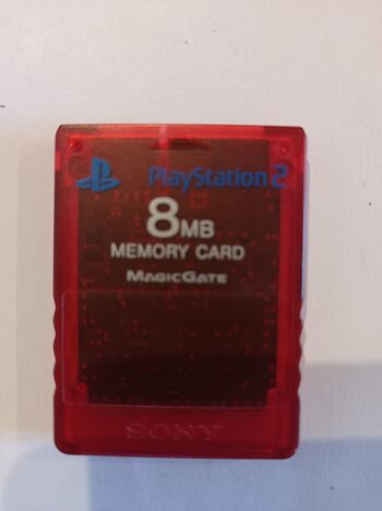 Tarjeta de memoria roja Playstation 2