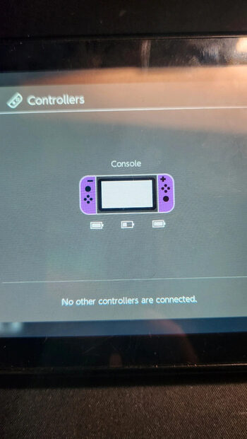 Nintendo switch joycon reshell Atomic Purple