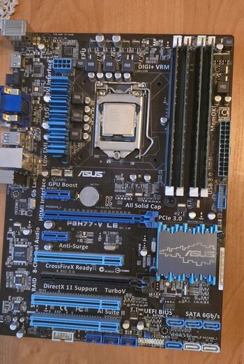 Asus P8H77-V LE Intel H77 ATX DDR3 LGA1155 2 x PCI-E x16 Slots Motherboard