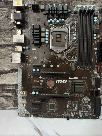 Buy MSI Z170-A PRO Intel Z170 ATX DDR4 LGA1151 2 x PCI-E x16 Slots Motherboard