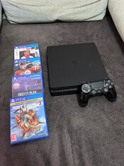 Ps4 Slim 240GB SSD + 4 žaidimai + pultelis