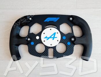 MOD F1 Formula 1 ALPINE para Volante Logitech G29 y G923 de PS PlayStation y PC