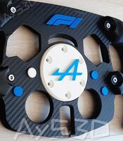 MOD F1 Formula 1 ALPINE para Volante Logitech G29 y G923 de PS PlayStation y PC