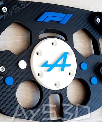 MOD F1 Formula 1 ALPINE para Volante Logitech G29 y G923 de PS PlayStation y PC