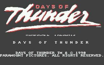 Days of Thunder NES