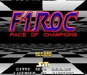 F1 ROC: Race of Champions SNES