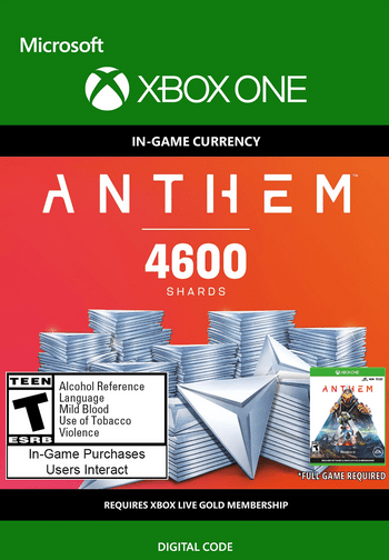 Anthem: 4600 Shards Pack XBOX LIVE Key ARGENTINA