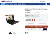Lenovo Thinkpad X13 AMD Ryzen 7 PRO 4750U AMD Radeon RX Vega 5 (Picasso) / 16GB DDR4 / 256GB NVME / 48 Wh / Wi-Fi 6 AX200 / Black for sale