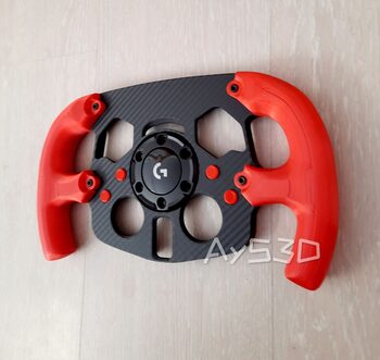 MOD F1 Formula 1 para Volante Logitech G29 y G923 de PS PlayStation Agarres ROJO