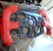 MOD F1 Formula 1 para Volante Logitech G29 y G923 de PS PlayStation Agarres ROJO