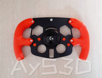 MOD F1 Formula 1 para Volante Logitech G29 y G923 de PS PlayStation Agarres ROJO