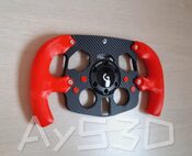 MOD F1 Formula 1 para Volante Logitech G29 y G923 de PS PlayStation Agarres ROJO