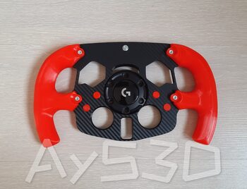 MOD F1 Formula 1 para Volante Logitech G29 y G923 de PS PlayStation Agarres ROJO