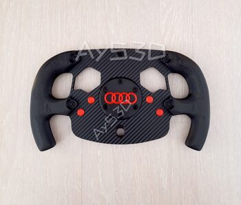 MOD F1 Formula 1 AUDI para Volante Logitech G920 de Xbox y PC Rojo