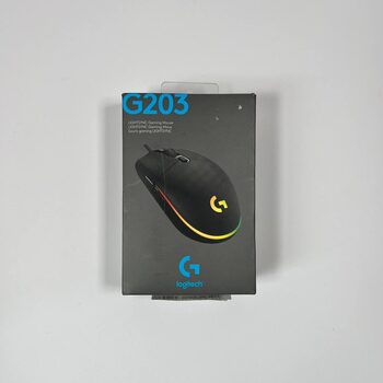 Pirkti Logitech G203 LIGHTSYNC RGB 6 Button Gaming Mouse - Black | ENEBA
