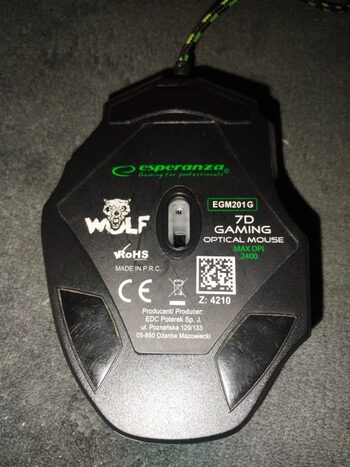 Esperanza Gaming Mouse, MAX 2400DPI, 7D for sale