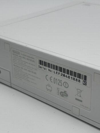 Nintendo Wii RVL-001 Žaidimų Konsolės Pilnas Baltas Rinkinys
