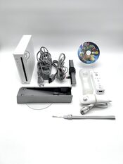 Nintendo Wii RVL-001 Žaidimų Konsolės Pilnas Baltas Rinkinys