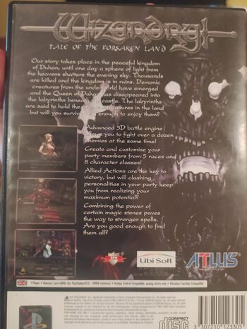 Buy Wizardry: Tale of the Forsaken Land PlayStation 2