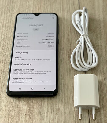 Samsung Galaxy A20 Black