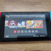 Nintendo Switch, Blue & Red, 32+8 GB + didelis komplektas + žaidimai