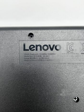 Redeem Originali Lenovo SK-8827 Membraninė USB Ofiso Klaviatūra