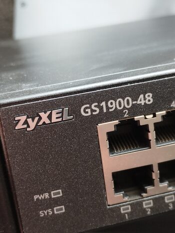 Zyxel GS1900-48 v2, 48-port GbE L2 Smart Switch, rackmount