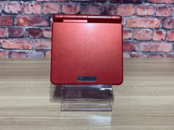 Game boy Advance sp de color rojo con cargador