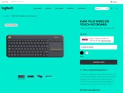 Get Teclado Logitech K400Plus K400+ Funda Layout ES