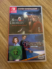 Mystery Investigations 1: Noir Chronicles: City of Crime + Path of Sin: Greed Nintendo Switch