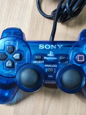 Mando azul transparente ps2