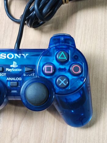 Mando azul transparente ps2 for sale