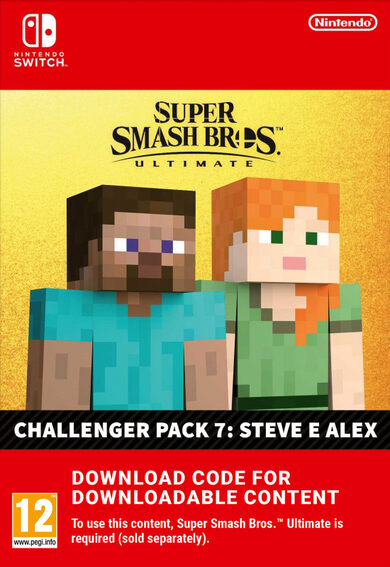 E-shop Super Smash Bros. Ultimate - Challenger Pack 7: Steve & Alex (DLC) (Nintendo Switch) eShop Key EUROPE