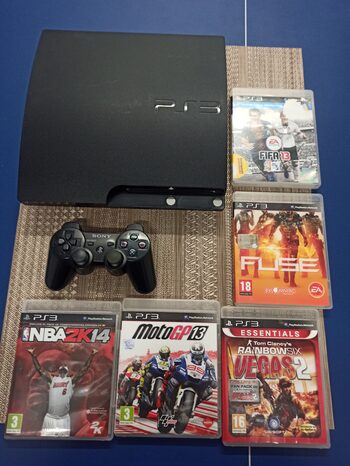 PlayStation 3 Slim, Black, 120GB