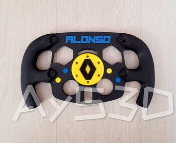 MOD F1 Formula 1 RENAULT con accesorio FERNANDO ALONSO para Logitech G29 y G923