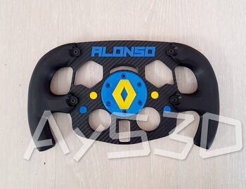 MOD F1 Formula 1 RENAULT con accesorio FERNANDO ALONSO para Logitech G29 y G923