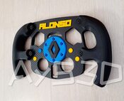 MOD F1 Formula 1 RENAULT con accesorio FERNANDO ALONSO para Logitech G29 y G923