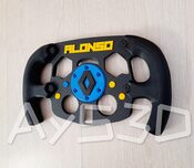 MOD F1 Formula 1 RENAULT con accesorio FERNANDO ALONSO para Logitech G29 y G923