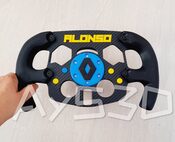 MOD F1 Formula 1 RENAULT con accesorio FERNANDO ALONSO para Logitech G29 y G923