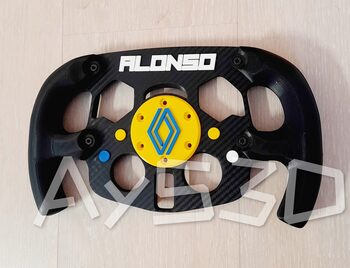 MOD F1 Formula 1 RENAULT con accesorio FERNANDO ALONSO para Logitech G29 y G923