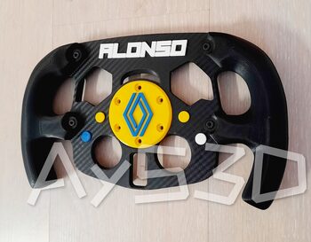 MOD F1 Formula 1 RENAULT con accesorio FERNANDO ALONSO para Logitech G29 y G923