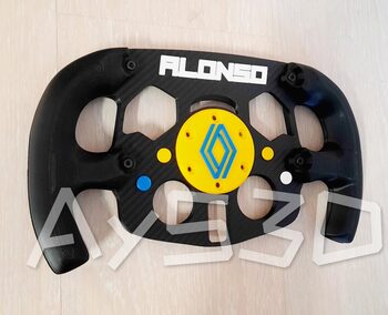 MOD F1 Formula 1 RENAULT con accesorio FERNANDO ALONSO para Logitech G29 y G923